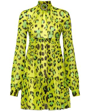 Philipp Plein Kleedjes ,Groen ,Shirt Kleedjes