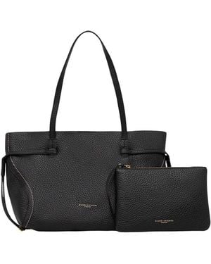 Gianni Chiarini Tassen ,Zwart ,Leer Violette