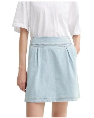 Munthe Rokken ,Blauw ,Katoen Upala Mini Skirt