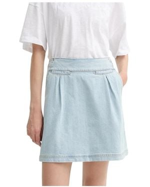 Munthe Rokken ,Blauw ,Katoen Upala Mini Skirt