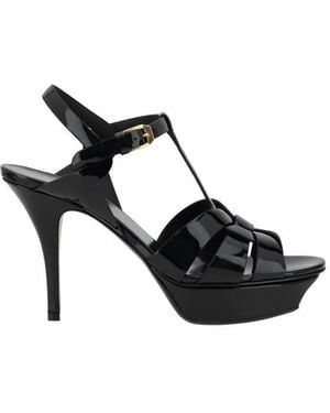 Saint Laurent Tribute Sandalen - Schwarz