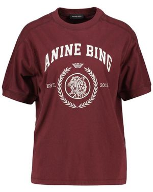 Anine Bing Jaylin Tee - Rot
