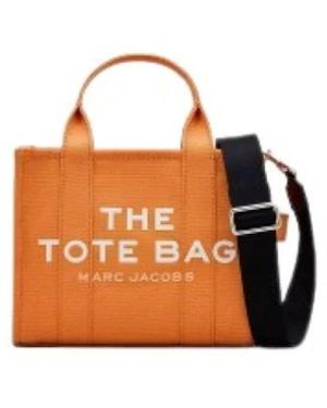 Marc Jacobs Handbags,kontrastierende canvas tote tasche - Orange