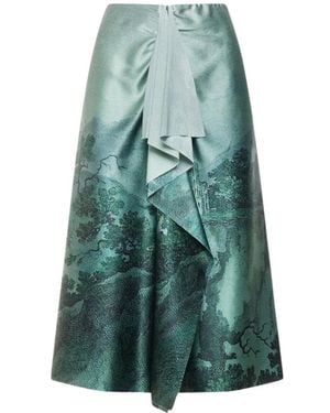Pierre Louis Mascia Midi Skirts - Green