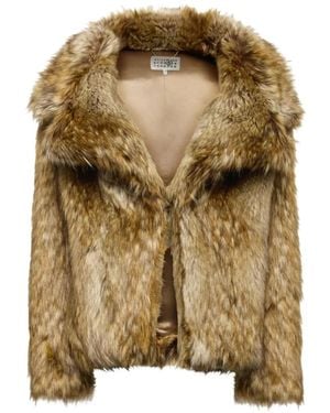 MM6 by Maison Margiela Faux Fur & Shearling Jackets - Multicolour
