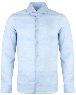 Moorer Casual Shirts - Blue