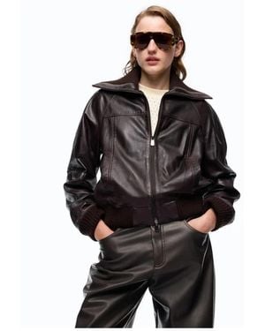 Pinko Leather Jackets - Nero