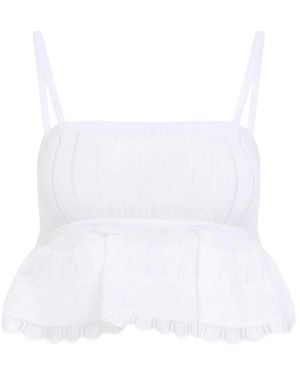 Alaïa Tops ,Wit ,Crinoline Top