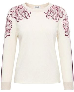 Liu Jo Round-Neck Knitwear - Rosa