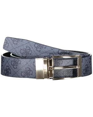 Guess Milano Kunstleder 4G Gürtel - Blau