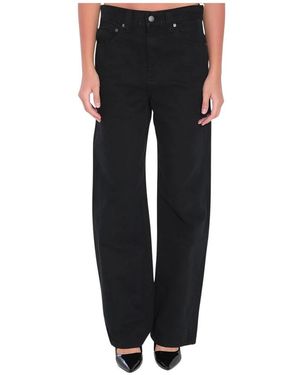 KHAITE Straight Fit Jeans - Black
