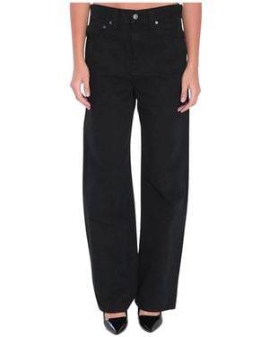 KHAITE Straight Jeans - Zwart