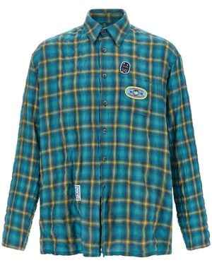 Song For The Mute Casual Shirts - Blue