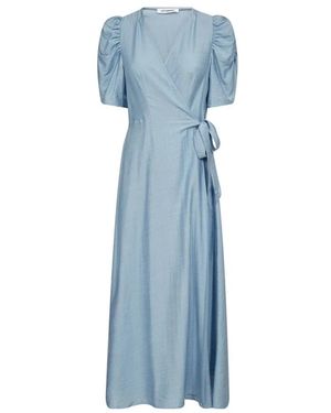 co'couture Wrap Dresses - Azul