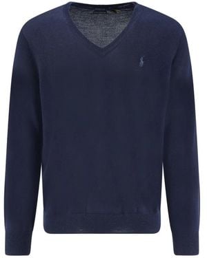 Polo Ralph Lauren V-Neck Knitwear - Bleu