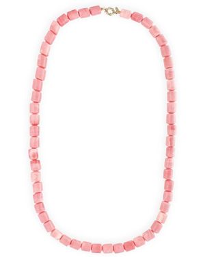 BONNIE STUDIOS Roze Lange Ketting Voor Elegante Zomerstijl - Rood