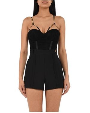 Elisabetta Franchi Playsuits - Black