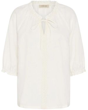 Cream Blouses - Wit
