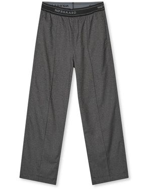Mads Nørgaard Straight Trousers - Grey