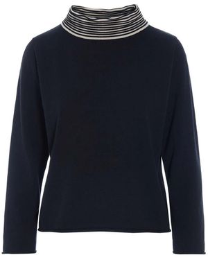 Bitte Kai Rand Truien & Vesten ,Zwart ,Fijngebreide Coltrui - Blauw