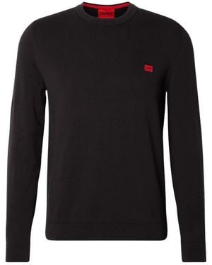 BOSS Round-Neck Knitwear - Negro
