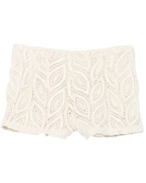 ACTUALEE Short Shorts - Natural