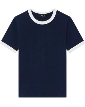 A.P.C. T-Shirts - Blue