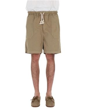 Officine Generale Casual Shorts - Natural