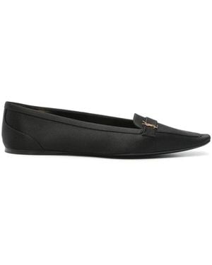 Saint Laurent Schoenen ,Zwart ,Leer Laurent Loafers