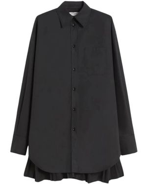 Sportmax Nespola Hemdblusenkleid - Schwarz