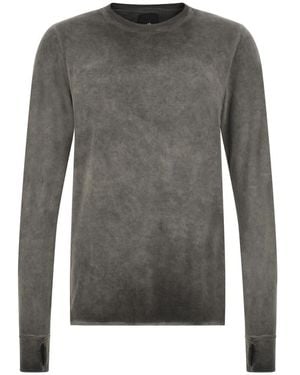 Thom Krom Long Sleeve T-Shirts - Grey