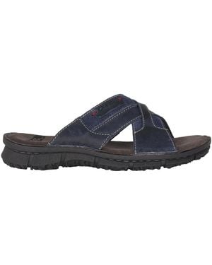 Ara Blaue slide sandale
