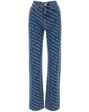 Alexander Wang Straight Fit Jeans - Blue