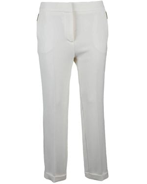 SIMONA CORSELLINI Slim-Fit Trousers - Grey