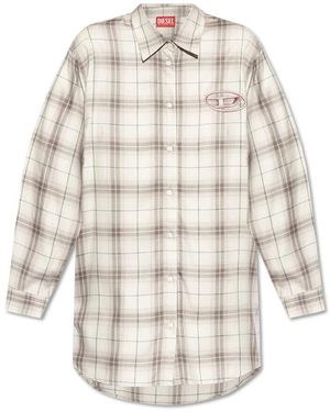 DIESEL Hemdkleid D-Dalis-Q1 - Weiß