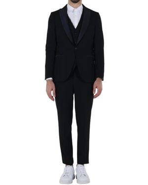 Bharnaba Single Breasted Suits - Nero