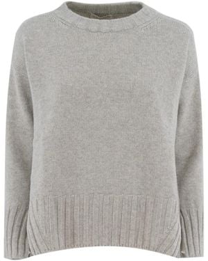 Le Tricot Perugia Round-Neck Knitwear - Gris