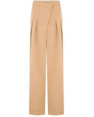 Veronica Beard Wide Trousers - Natural