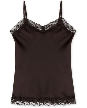 Oltre Sleeveless Tops - Negro