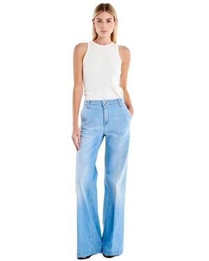 ViCOLO Wide Jeans - Azul