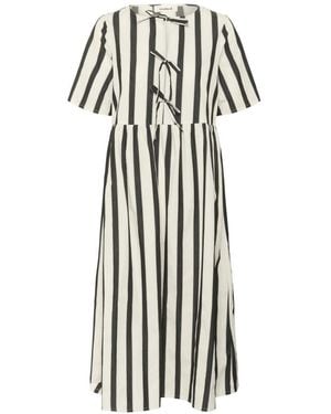 Soaked In Luxury Midi Dresses - Wit