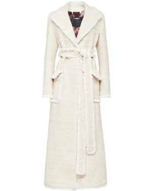 Philipp Plein Jassen ,Tweed Bouclé Tweed Lange Wikkeljas - Naturel
