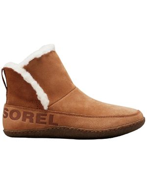 Sorel Schoenen ,Bruin ,Nepbont Luxe Indoor/Outdoor Bootie Pantoffels