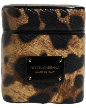 Dolce & Gabbana Leopardenmuster Hülle - Schwarz