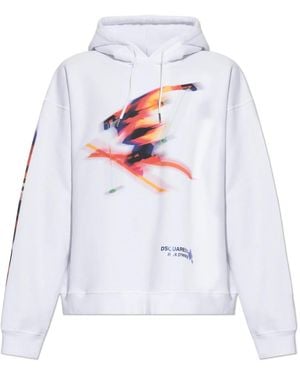 DSquared² Katoenen Hoodie - Wit