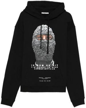 ih nom uh nit Hoodies - Black