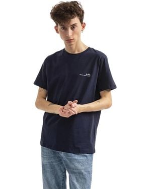 A.P.C. T-Shirt Item Coeop-H26904 - Blauw