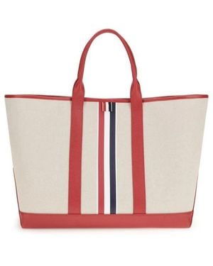 Thom Browne Tote Bags - Rouge