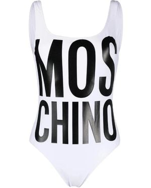 Moschino Badmode ,Wit ,Spandex Moshino Kostuum Onderbeer Speelgoed - Zwart