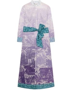 Pierre Louis Mascia Shirt Dresses - Purple